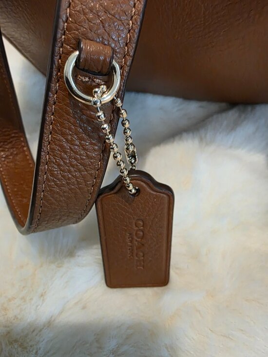 NWOT Women\'s Coach Backpack Purse Camel Brown main image 5